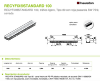 HAURATON Canal Recyfix Standard 100