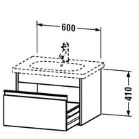 DURAVIT KHETO Set Mueble con Lavabo 485x600x410 mm