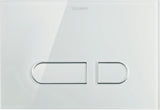 DURAVIT Pulsador A1 Para Inodoro, Vidrio Blanco